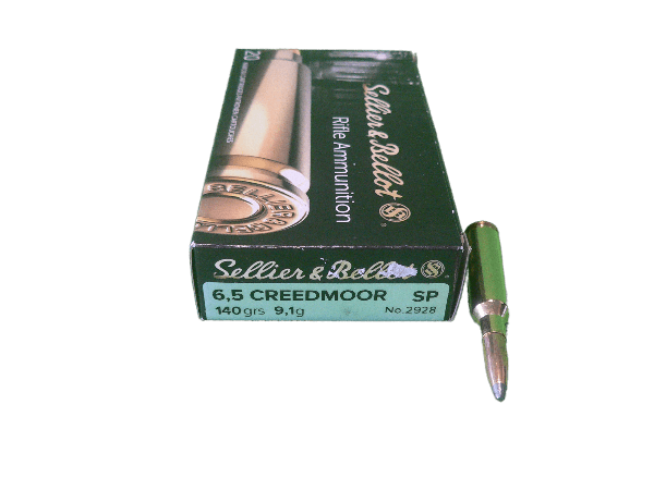 6,5creedmoorSellier&Bellot Amunicja Sellier & Bellot 6.5x48 mm Creedmoor FMJBT 9.1g/140grs - obrazek 1
