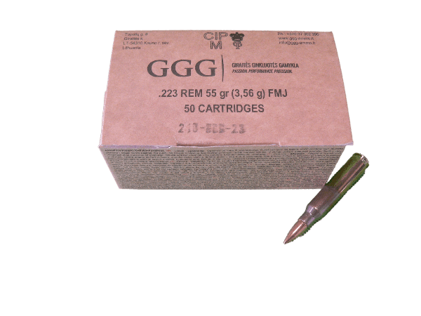 GGG.223REM55g-3,56gFMJ 223 Rem GG FMJ GPR11 55gr/3,56g - obrazek 1