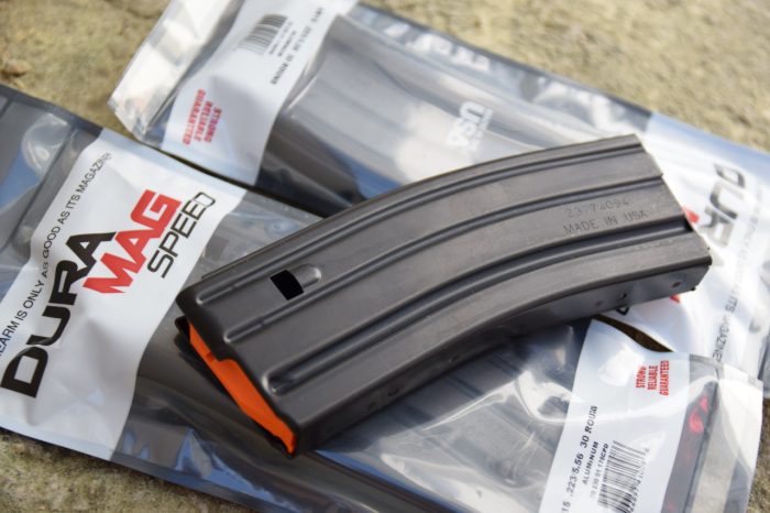 Magazynek AR-15 30nb aluminiowy - widok z przodu