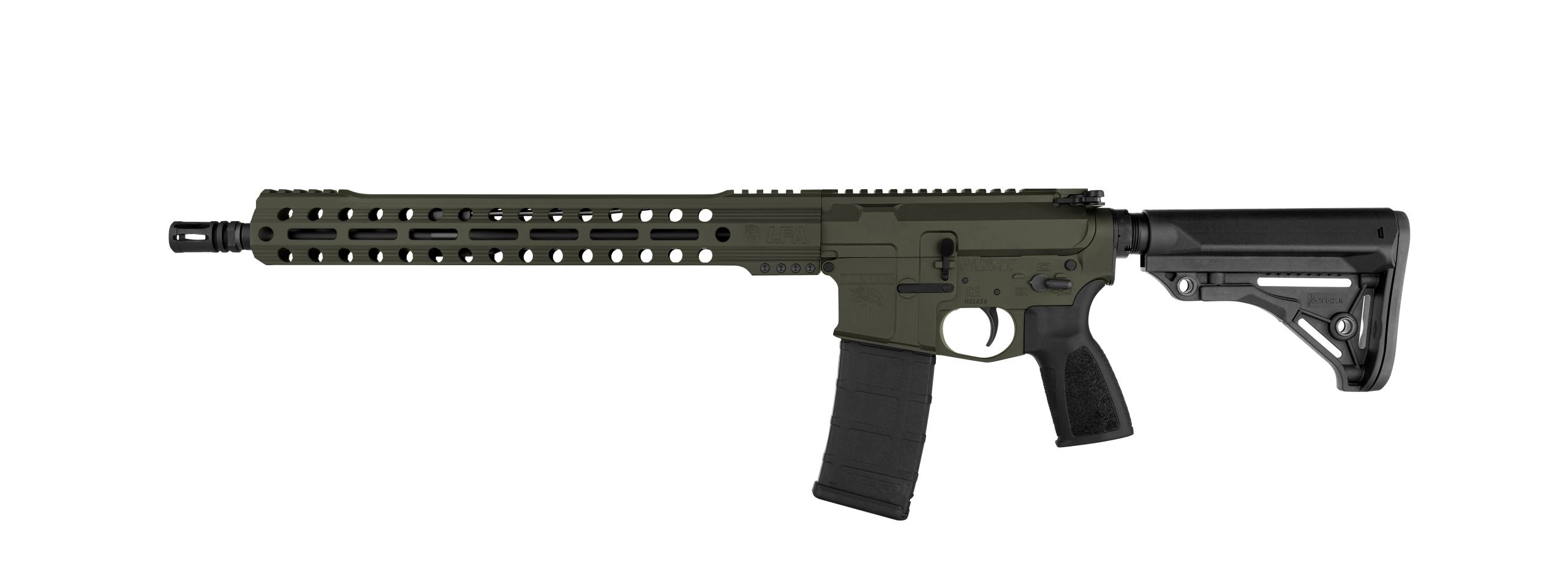 13 Karabin samopowtarzalny LFA LF556 LEO Tactical (.223Rem/5,56Nato) OLIVE DRAB GREEN - obrazek 1