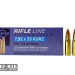 Amunicja PPU 7.92x33 Kurz FMJ 8g/124grs (20 szt.)