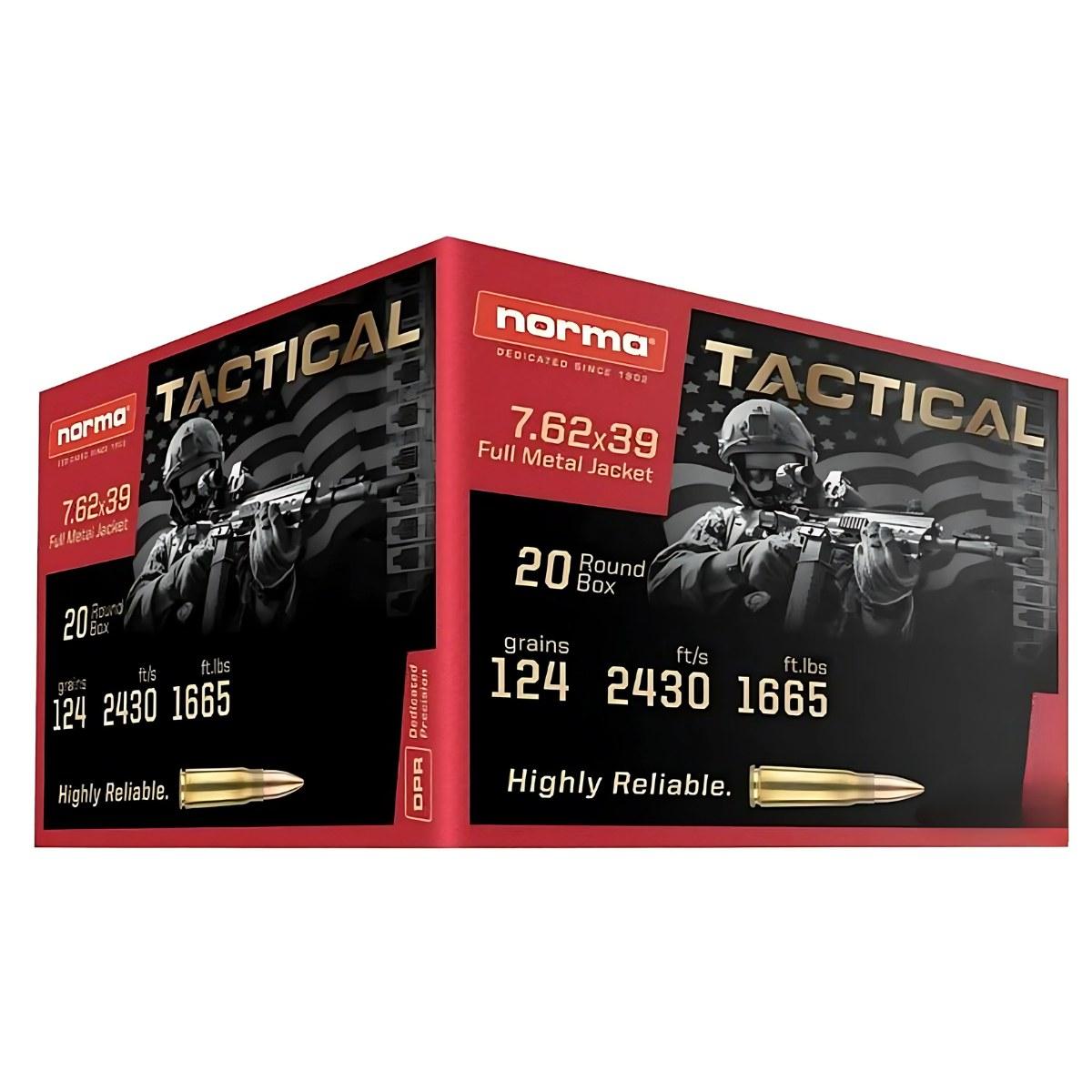 norma-7-62x39-fmj-8g Norma 7,62x39 FMJ 8G - obrazek 1