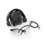 Ochronniki słuchu aktywne RealHunter Active PRO czarne + okulary - obrazek 3