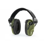 Ochronniki słuchu aktywne RealHunter Active PRO oliwkowe + okulary