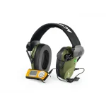 Ochronniki słuchu aktywne RealHunter Active PRO oliwkowe + okulary - obrazek 4
