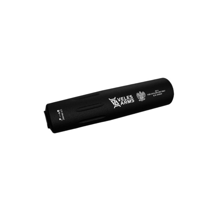 tłumik VELES-22 cena - widok z przodu